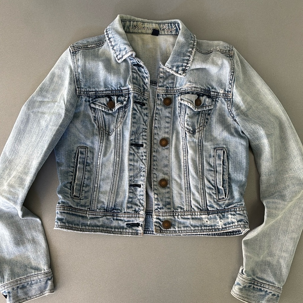 American Eagle blue jean Jacket